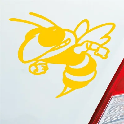 Produktbild von Auto Aufkleber Killer Biene Bee Kill Tuning 10x8 cm Gelb Sticker Heckscheibenaufkleber