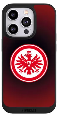 Produktbild von NIVOCASE Handyhülle für Apple iPhone 14 Pro  Hülle NIVOpure Case Schwarz Eintracht Frankfurt Offizielles Lizenzprodukt Wappen