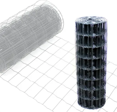 Produktbild von Gartenzaun Maschendraht 0,8x25m Zaun Gitterzaun Schweißgitter Wildzaun RAL7016