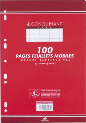 Produktbild von CONQUERANT SEPT Ringbucheinlagen 210 x 297 mm,