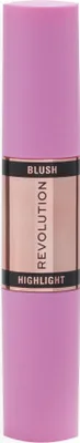 Zdjęcie produktu dla Róż i rozświetlacz w sztyfcie Revolution Blush & Highlight Stick Coral Dew
