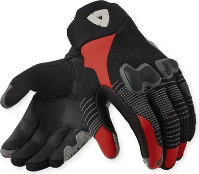 Image de Revit Kinetic 2 gants de moto, noir/rouge, S