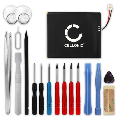 Produktbild von CELLONIC 1x Akku für Tablet Kompatibel mit Amazon Kindle 7th Generation, Kindle 8th Generation, Kindle 7, 58-000083 - (890mAh, 3.7V) + Werkzeug-Set