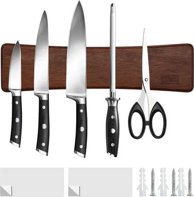 Immagine prodotto di Barattolo magnetico per coltelli, supporto magnetico per coltelli da parete