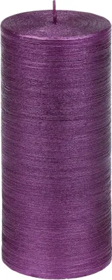 Produktbild von Weihnachtskerzen Stumpenkerze "Glory" Brombeer 150/68 mm