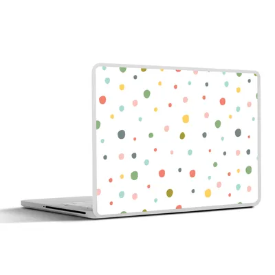 Produktbild von MuchoWow® Laptop Aufkleber Sticker Cover Farbe - Muster - Punkte 25x18 cm - Laptop-Deko - Coole Schulsachen für Teenager