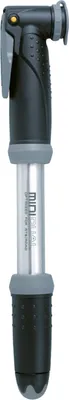 Produktbild von Topeak Mini Dual, Handluftpumpe, Fahrrad, Schwarz, Silber, 8 bar, Aluminium, Polymer