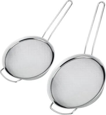 Produktbild von Feinmaschiges Küchensieb - Edelstahl - Set von 2 - Ø 16 cm und Ø 20 cm