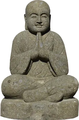 Produktbild von Stonox Shaolin Mönch Figur Parbhani Naturstein frostbeständig 70x60x100cm
