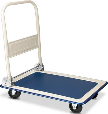 Produktbild von DEUBA® Plattformwagen bis 150 kg klappbar Antirutsch Beschichtung Transportwagen Transportkarre Transportroller Metall