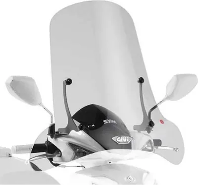 Produktbild von Givi 297a Sym Symphony Sr 50/125/151 Windschutzscheibe Schwarz  Schwarz One Size