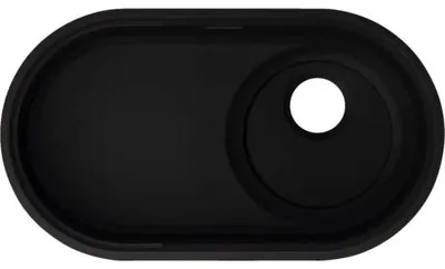 Produktbild von Spüle Blanco OOVALON 700-U 75,6 x 43 cm schwarz 527989