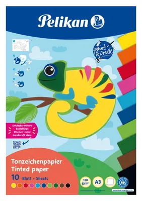 Produktbild von Pelikan 101998, Kunstpapier, 120 g/m², 10 Blätter