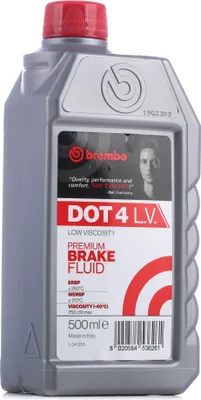 Produktbild von BREMBO L 04 205 DOT 4 Bremsflüssigkeit Brems Flüssigkeit 0,5L Brake Fluid