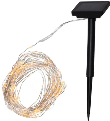 Produktbild von Solarleuchte Z_SOLAR schwarz LED 200X0,03W L:1990cm B:0.5cm H:0.5cm mit Schalter ein/aus