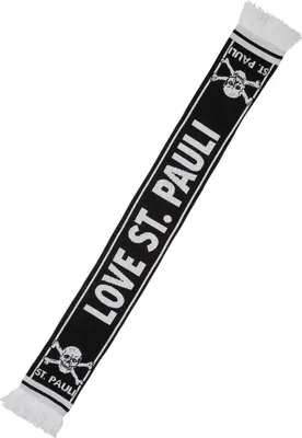 Imagen del producto de FC St. Pauli - Amor/Odio - Bufanda negra/blanca