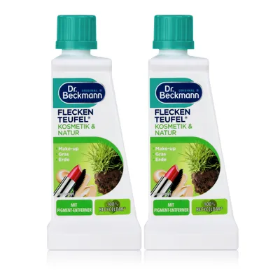 Produktbild von 2x Dr. Beckmann Fleckenteufel Natur & Kosmetik 50ml - Mit Doppel-Pigmentlöser