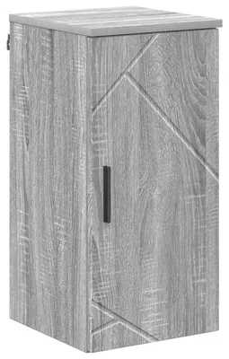 Image de vidaXL Armoire de salle de bain murale gris Sonoma 30 x 31,5 x 61 cm