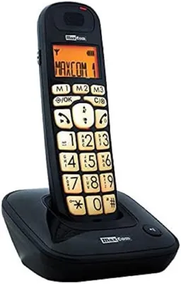 Obrázek produktu pro Maxcom MaxCom MC6800 telefon DECT telefon ID volajícího černý