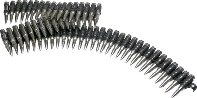 Produktbild von Patronengürtel-Hülsengürtel Chrom mit Spitzen / ca. 90cm