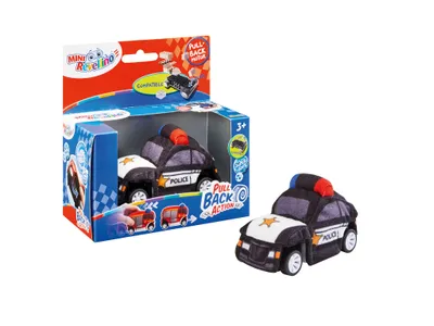 Produktbild von Mini Revellino Polizei Rückzugmotor Stoffbezug