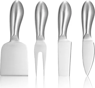 Produktbild von Multifunktionales Käse- und Buttermesser - 4-teilig - Edelstahl