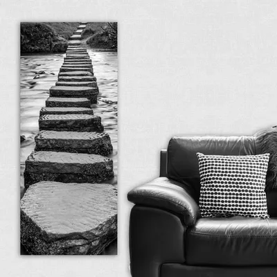 Produktbild von Wallity, DKY193662107_50120- ERN1910, Bunt, Leinwandbilder, 50 x 120, 100% Leinwand