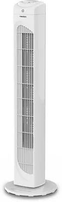 Immagine prodotto di Ventilatore a torre MEDION E11 TF con telecomando (3 velocità, modalità silenziosa per la notte, potenza 45 Watt, oscillazione orizzontale a 60°, timer, MD12067) bianco
