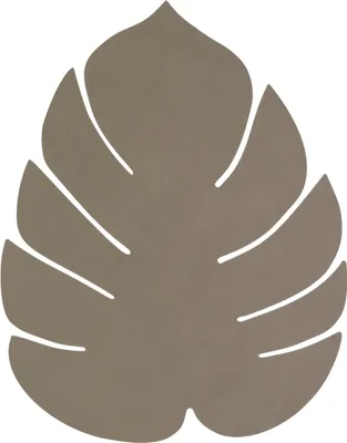 Produktbild von LIND DNA NUPO Tischset Monstera Leaf L army green 42x35