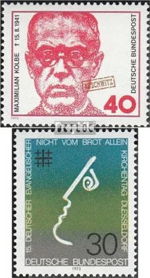 Produktbild von Briefmarken BRD (BR.Deutschland) 1973 Mi 771,772 (kompl.Ausgaben) postfrisch Maximilian Kolbe