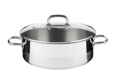 Zdjęcie produktu dla Rondel ze szklaną pokrywką 26 cm 5 l