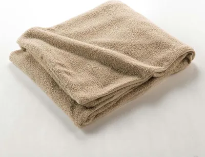 Immagine prodotto di Coperte - Douceur d'Intérieur - WOOLY - Poliestere - 180 x 220 cm - beige