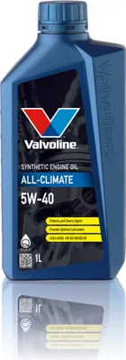 Produktbild von VALVOLINE 1 Liter Motoröl ALL CLIMATE 5W40 SW API SN/CF