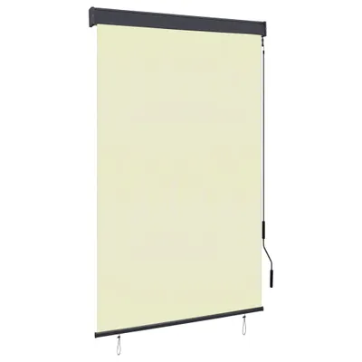 Zdjęcie produktu dla vidaXL Roleta zewnętrzna 120 x 250 cm kremowo-biała