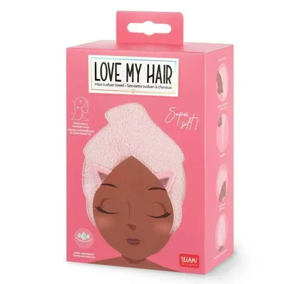 Produktbild von Turban-Handtuch für die Haare - Love my Hair Kitty