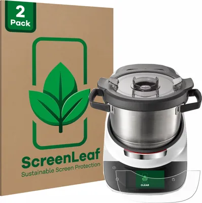 Produktbild von 2x ScreenLeaf Schutzfolie für Bosch Cookit nachhaltiger Displayschutz Display Schutz Folie Klar Transparent