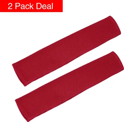 Image de 2pcs Rouge Ceinture Sécurité Couverture épaule Tampon Sangle Protecteur pour Voiture