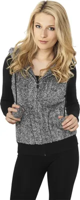 Immagine prodotto di Gilet da donna Urban Classics Melange Teddy