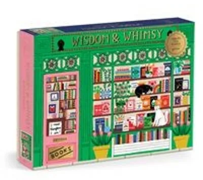 Produktbild von Wisdom & Whimsy Bookshop 1000 Piece Foil Puzzle