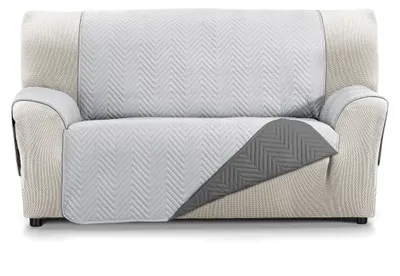 Bankovertrek Milano 2-Sitzer, Grau/Anthrazit, Polyester