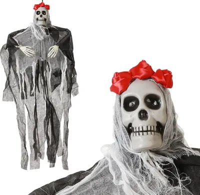 Obrázek produktu pro Halloween dekorace kostra 80 x 70 cm