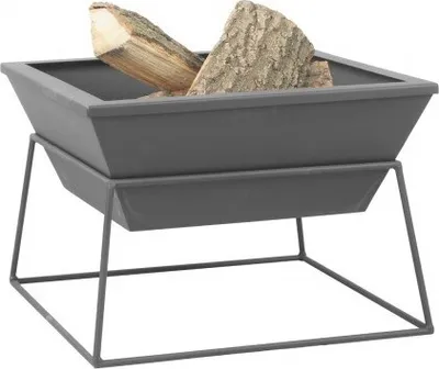 Produktbild von Feuerkorb Feuerschale Pan 15 Garten Feuerstelle 50 oder 60 cm Schwarz : E00478-60cm