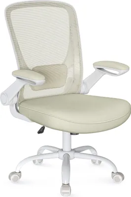 Produktbild von SONGMICS Schreibtischstuhl, atmungsaktive Netzbespannung, Oatmeal Beige