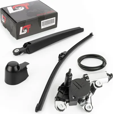 Produktbild von Heckwischermotor Wischerarm Wischerblatt Set für Skoda Fabia II 2 Kombi