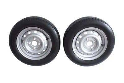 Obrázek produktu pro Sada:Dva kola kpl. 155/70 R13  pro přívěs Unitrailer