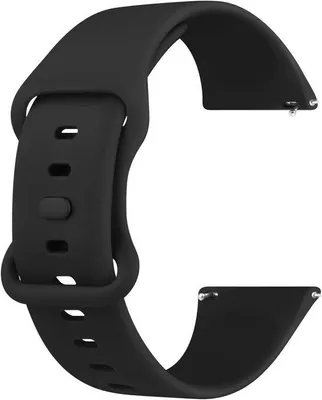 Image de Bracelet en silicone pour montres connectées, bracelet de rechange de 22 mm compatible avec différents modèles.