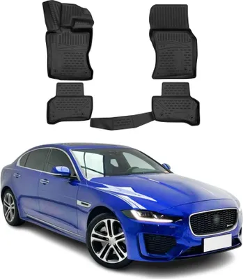 Obrázek produktu pro Gumové koberečky OMAC pro Jaguar XE FL 2019-2025, černé 4x