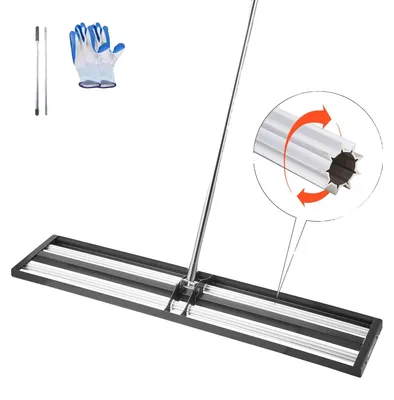Productafbeelding van VEVOR grasmaaier, 254 x 1219 mm, grasmaaier egaliseerder, krachtige tuinegaliseerder, eenvoudig gereedschap voor het egaliseren van gazons, geschikt voor tuinen en golfbanen