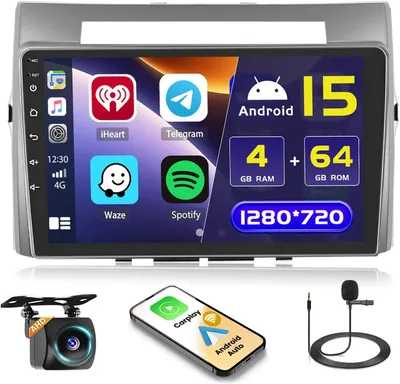 Immagine prodotto di Autoradio Android - Autoradio - Sistema multimediale - Sistema di navigazione - Autoradio touchscreen - Schermo da 9 pollici