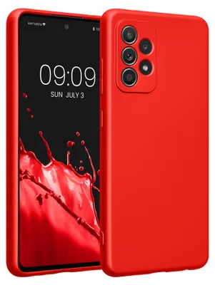Produktbild von kwmobile Handyhülle für Samsung Galaxy A52 / A52 5G / A52s 5G Hülle - weiche Silikon Case metallisch schimmernd - Schutzhülle Cover - Metallic